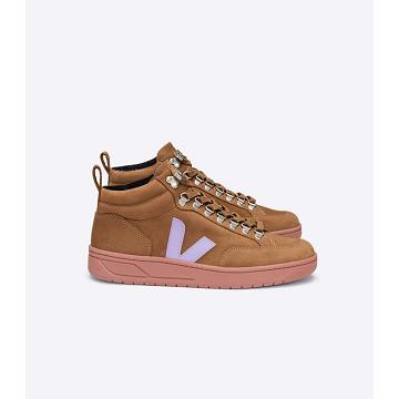 Brown Men's Veja RORAIMA NUBUCK High Tops | AU 112TCE